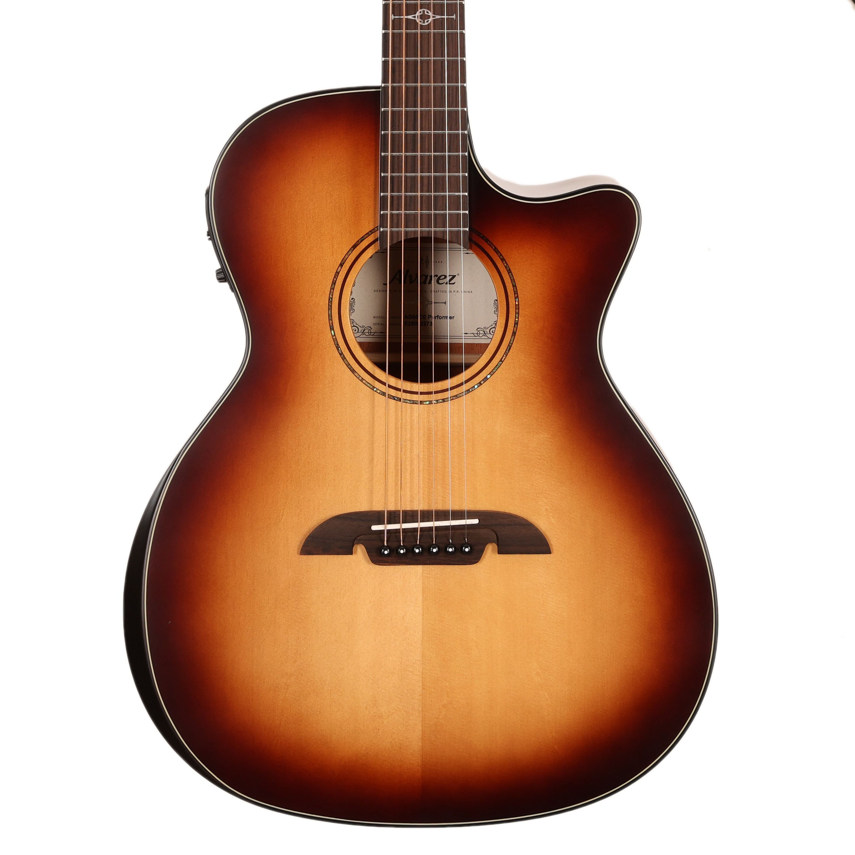 Alvarez Performer AG60CE Grand Auditorium Electro Acoustic in Shadowburst